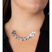 Beginnings Flowing Petals Necklace - Silver
