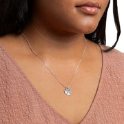 Beginnings Four Leaf Clover Pendant - Silver