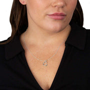 Beginnings G Initial Pendant - Silver