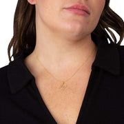 Beginnings H Initial Pendant - Gold