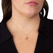 Beginnings K Initial Pendant - Gold