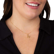 Beginnings N Initial Pendant - Gold