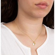 Beginnings November Semi-Precious Birthstone Necklace - Gold/Yellow