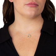 Beginnings O Initial Pendant - Silver