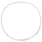 Beginnings Organic Heavyweight Snake Chain Necklace - Silver