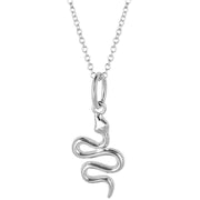 Beginnings Snake Necklace - Silver