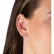 Beginnings Snake Stud Earrings - Silver