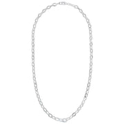Beginnings Textured Anchor Chain Necklace - Silver