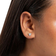 Beginnings Trilogy Stud Earrings - Silver