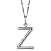 Beginnings Z Initial Pendant - Silver