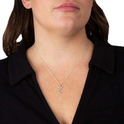 Beginnings Z Initial Pendant - Silver