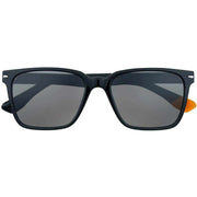 Botaniq Sharp Angular Rectangle Sunglasses - Black