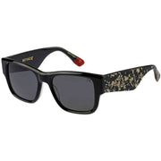 Botaniq Square Thick Temple Sunglasses - Black