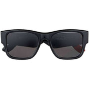 Botaniq Square Thick Temple Sunglasses - Black