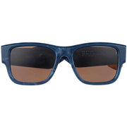 Botaniq Square Thick Temple Sunglasses - Blue