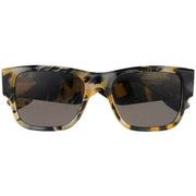 Botaniq Square Thick Temple Sunglasses - Tortoise Shell Brown
