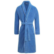 Bown of London Cancun Towelling Dressing Gown - Blue