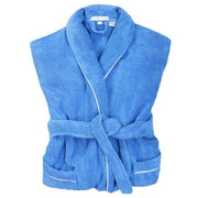 Bown of London Cancun Towelling Dressing Gown - Blue
