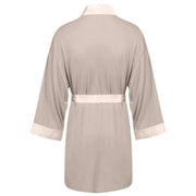 Bown of London Gaia Lightweight Short Dressing Gown - Nude
