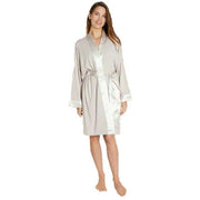 Bown of London Gaia Lightweight Short Dressing Gown - Nude