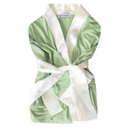 Bown of London Hestia Lightweight Short Dressing Gown - Green
