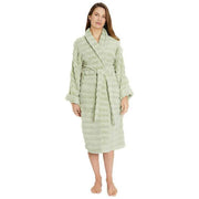 Bown of London Marmara Towelling Dressing Gown - Sage Green