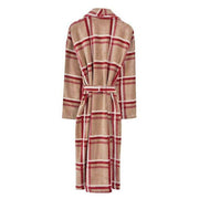 Bown of London Montana Checked Dressing Gown - Beige/Red