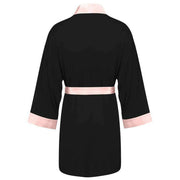 Bown of London Persephone Lightweight Short Dressing Gown - Black