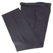 BRUHL Robert Classic Wool Mix Smart Trousers - Anthracite Grey