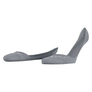 Burlington Aberdeen No Show Socks - Hematite Grey