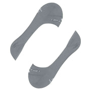 Burlington Aberdeen No Show Socks - Hematite Grey