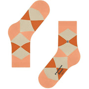 Burlington Bonnie Short Socks - Peach Orange