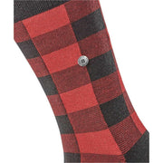 Burlington Buffalo Check Socks - Black