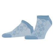 Burlington Carrington Sneaker Socks - Azure Blue