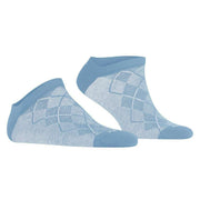 Burlington Carrington Sneaker Socks - Azure Blue
