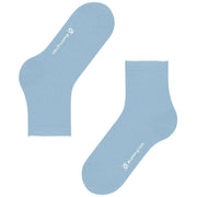 Burlington Chelsea Short Socks - Patagonia Blue