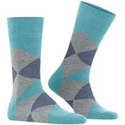Burlington Clyde Socken – Key Largo Blau
