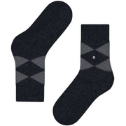 Chaussettes pantoufles confortables Burlington - Noir