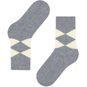 Chaussettes Chaussons Confortables Burlington - Gris Mel