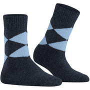 Burlington Cosy Slipper Sokken - Middernachtblauw