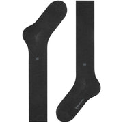 Burlington Dublin Knee High Socks - Anthracite Mel Grey