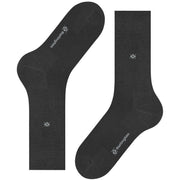 Burlington Dublin Socks - Anthracite Mel Grey