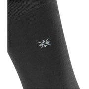 Burlington Dublin Socks - Anthracite Mel Grey