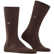 Burlington Dublin Socks - Chocolate Brown