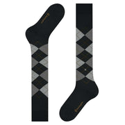 Burlington Edinburgh Knee High Socks - Black