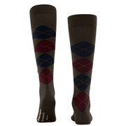Burlington Edinburgh Knee High Socks - Dark Brown