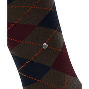 Burlington Edinburgh Knee High Socks - Dark Brown