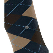 Burlington Edinburgh Knee High Socks - Marine Blue