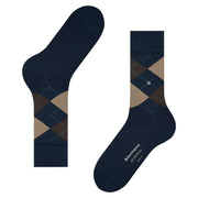 Burlington Edinburgh Socks - Marine Blue