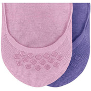 Burlington Everyday 2-Pack Invisible Socks - Foxglove Lilac
